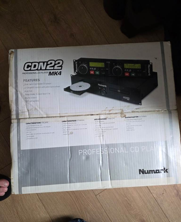 Numark CDN22 MK4 Professional CD Player – New in Box