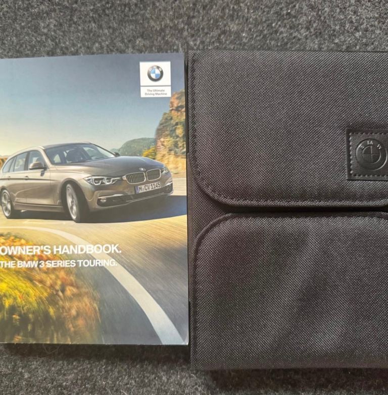 BMW 3 Series Touring 2019 onwards  Owner's Handbook with Grey Pouch