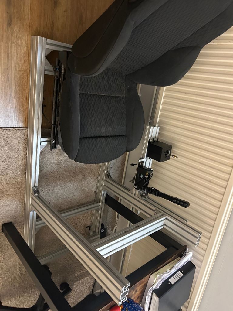 Sim racing cockpit no seat