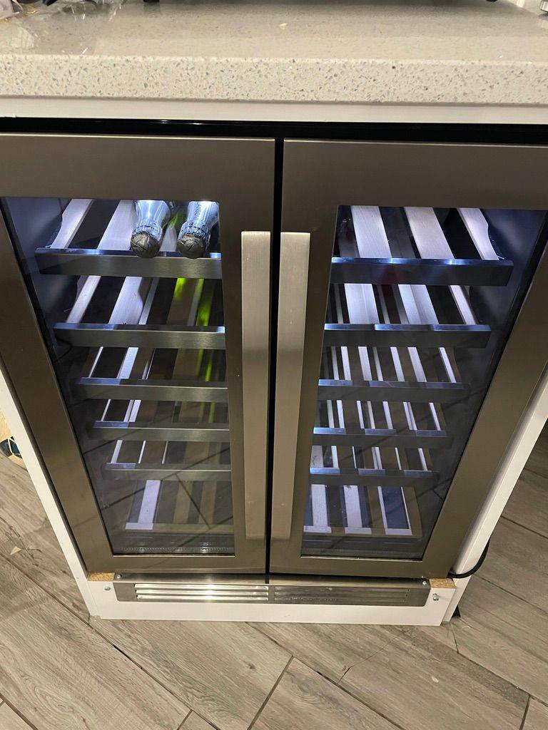 John Lewis Double Door Wine Cooler/Under Counter Double Door Refrigerator