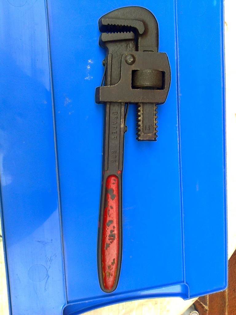 Wrench, 12 inch No Text Please, monkey wrench, Draper 676, dropped forged. #### ### ### ###