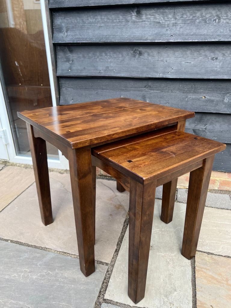 Laura Ashley Garrat Chestnut Nest of Tables