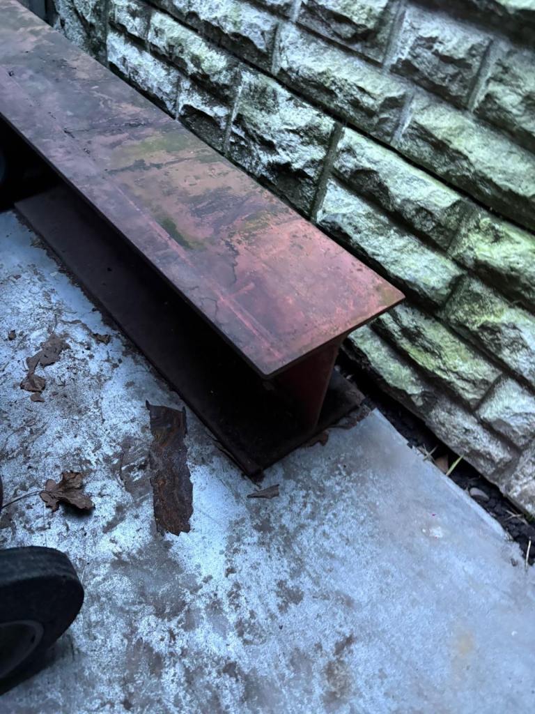 RSJ Steel Beam 3.1m + 3.1m. 6.2m