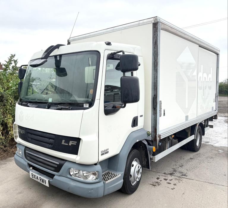 2014 DAF LF45.160 GRP BOX VAN SLIDE-A-SIDE 7.5 TON MANUAL GEARS U-LEZ COMPLIANT 