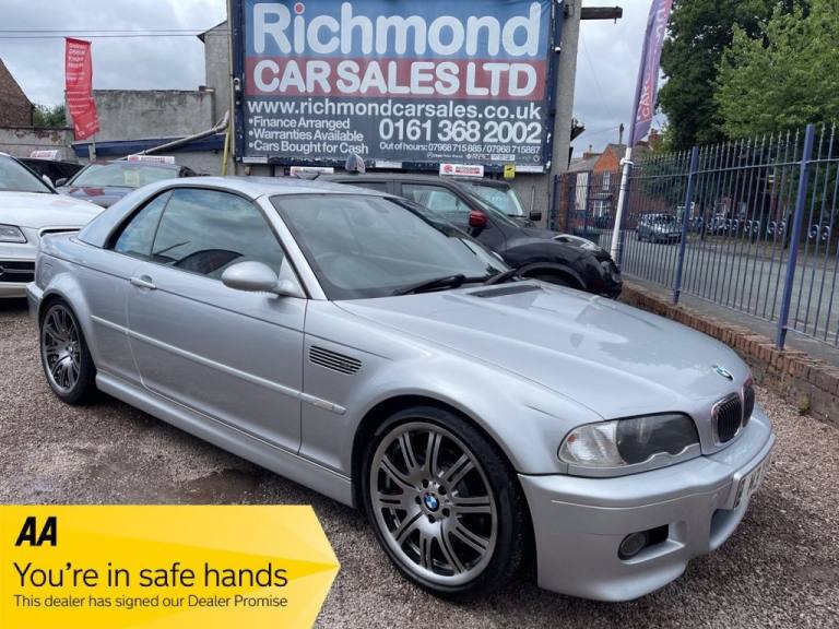 2003 BMW M3 3.2 M3 SMG 2d 338 BHP Convertible Petrol Manual