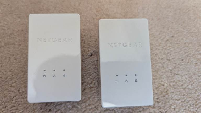 Netgear powerline 200 mini adapters (pair)