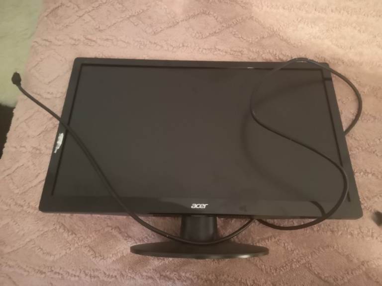 Acer Computer Monitor - Black, Good Condition
