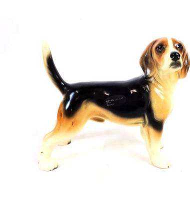 VINTAGE LARGE COOPER CRAFT BEAGLE DOG ORNAMENT
