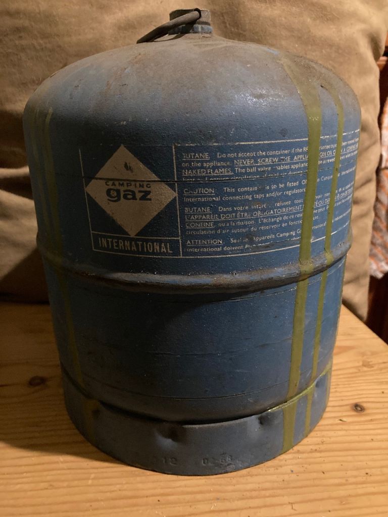 Camping Gaz International 907 Gas Bottle - Fair Condition
