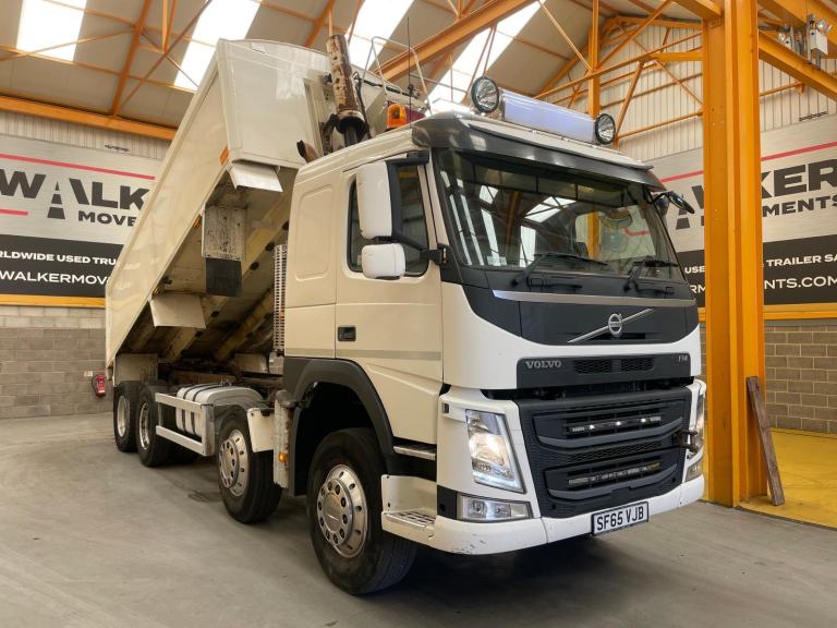 VOLVO FM 450 *EURO 6* 8X4 ALUMINIUM INSULATED TIPPER – 2016 – SF65 VJB