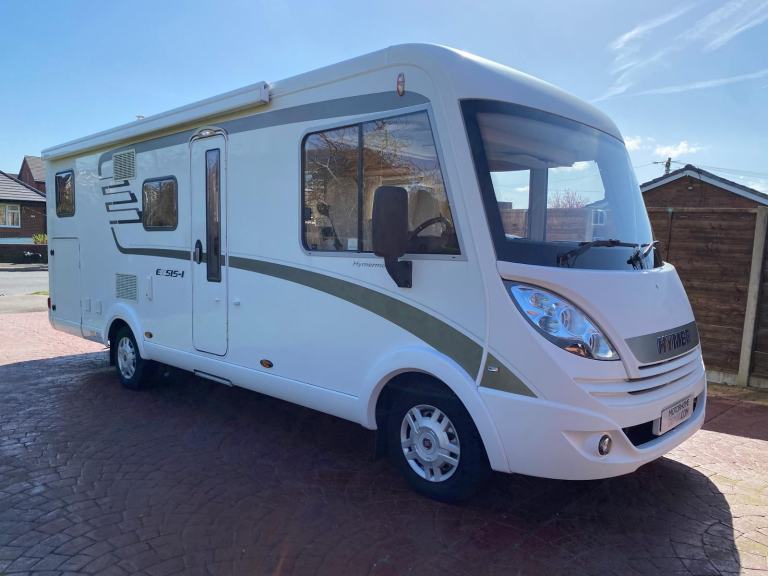 Hymer Exsis-i678. Hydraulic levelling, automatic and hab aircon