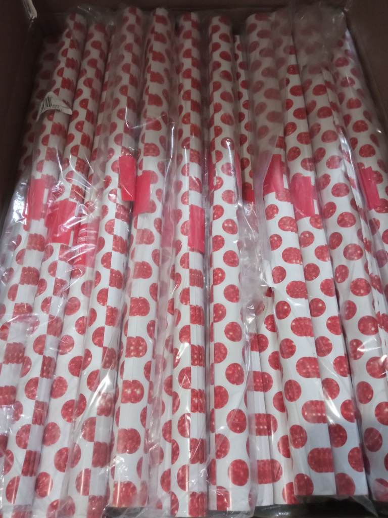 Polka Dot Wrapping Paper. 25 Rolls 