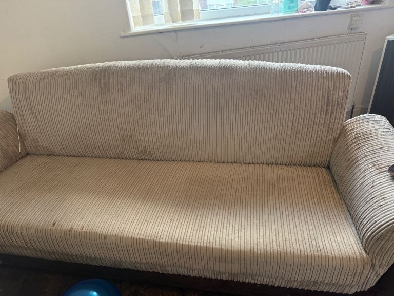 Free 2 x 3 seater sofa beds free to take