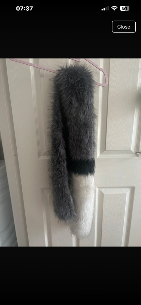 Faux Fur Scarf – Multicoloured