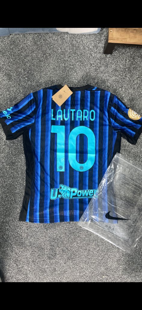 New Inter Milan Lautaro #10 Football Shirt Blue Nike