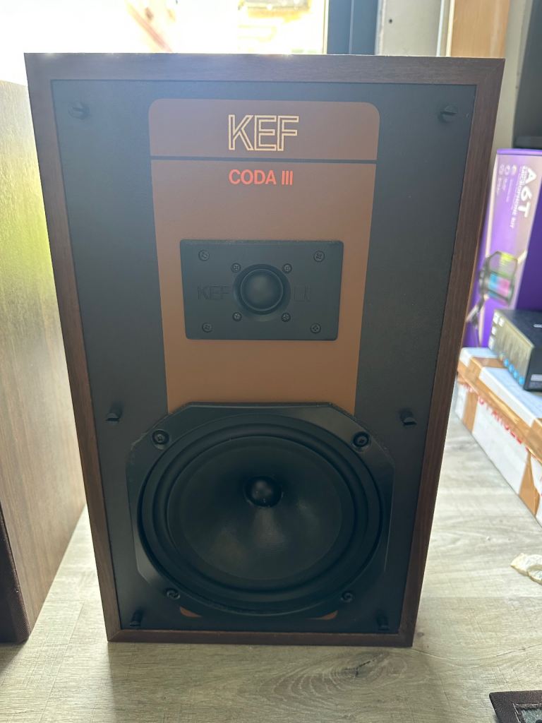 Kef Coda 3 III vintage bookshelf speakers