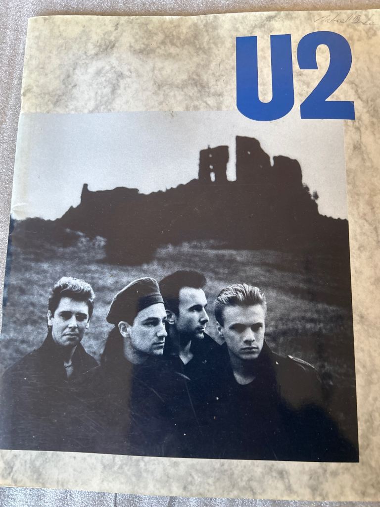 U2 1984 tour program 