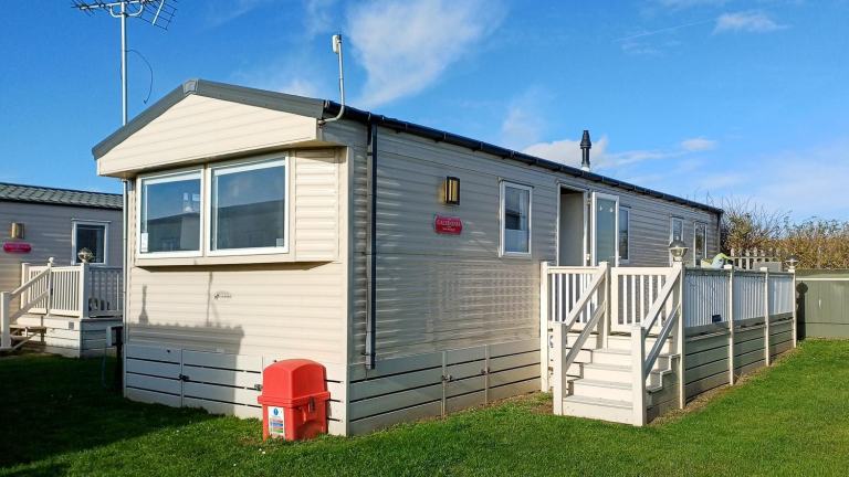 Willerby Caledonia 2017 static caravan sited at Seaview Park, Whitstable, Kent