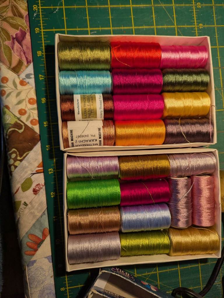 Embroidery threads 