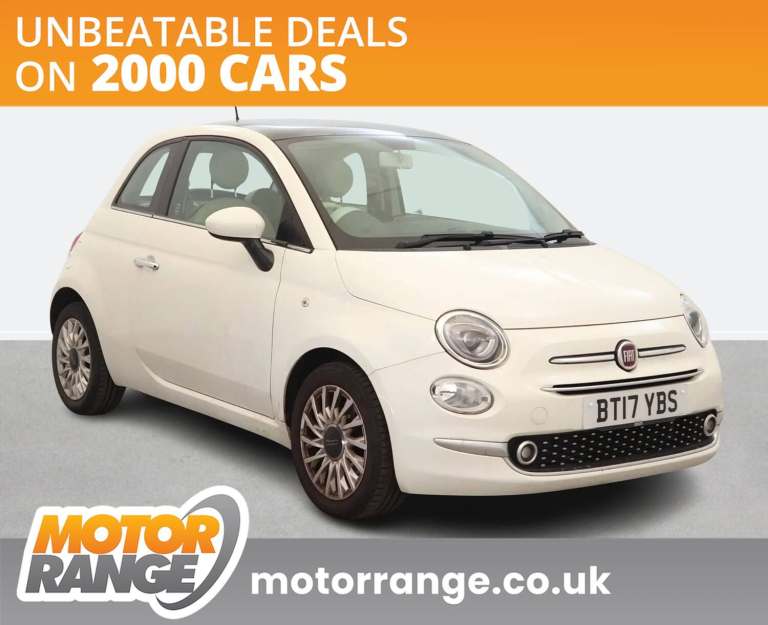 2017 Fiat 500 1.2 Lounge 3dr Dualogic Hatchback PETROL Automatic