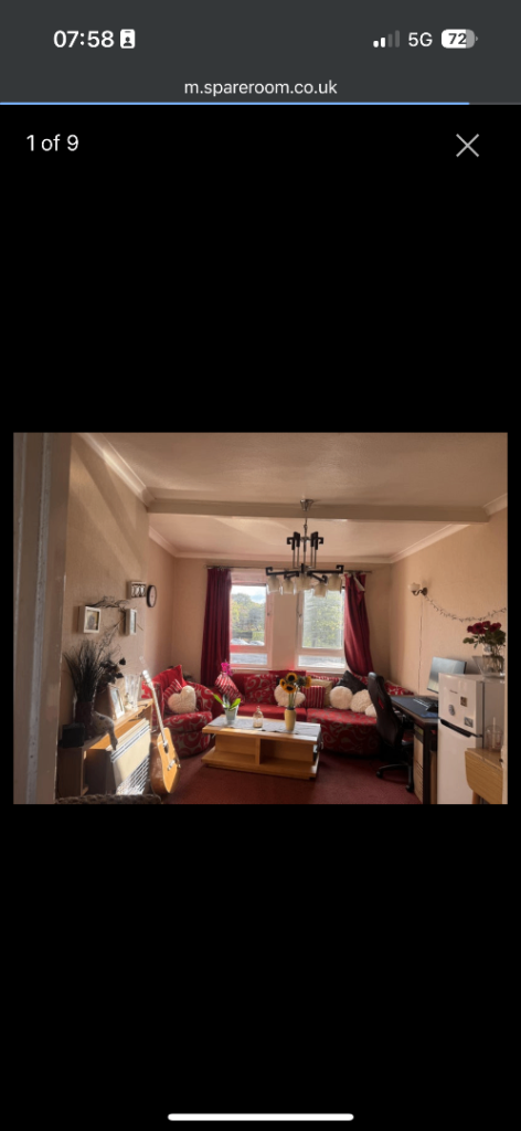 A welllit garden facing single room- 17/01/2026 