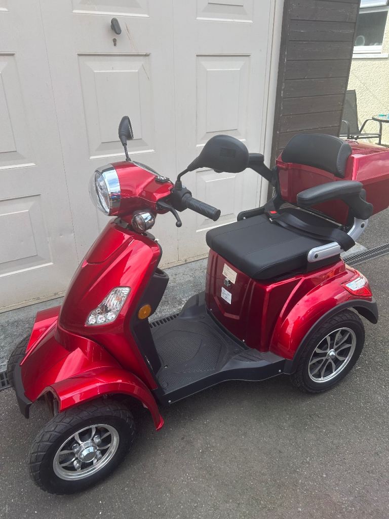 Green Power Mobility Scooter – Red, Good Condition