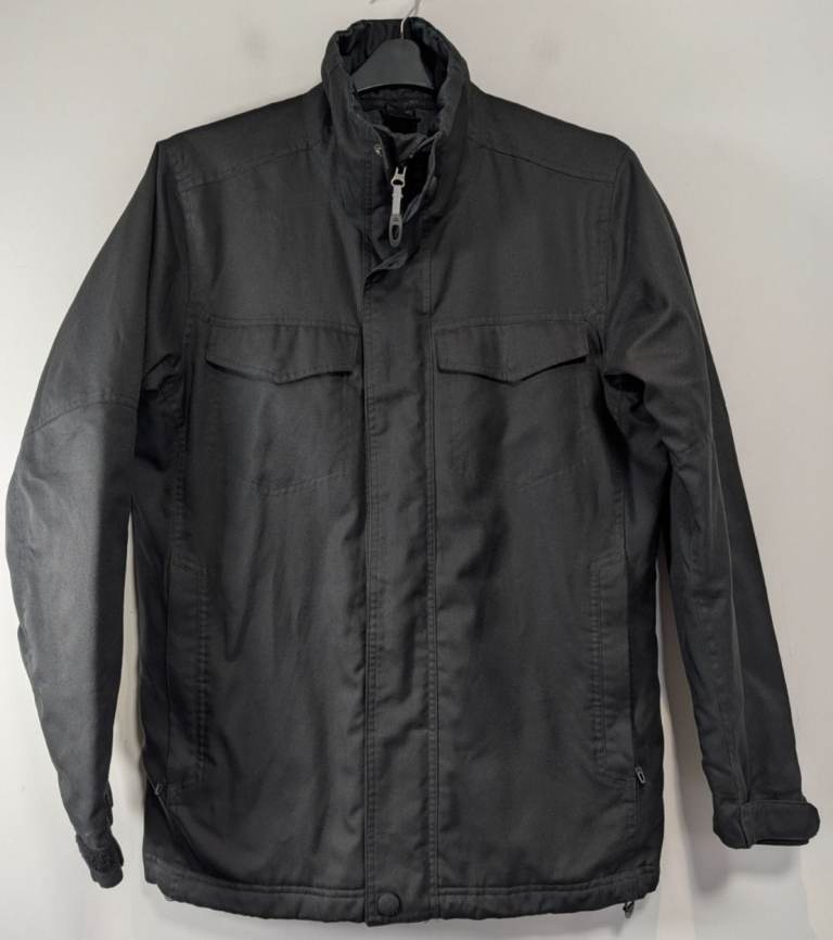 adidas Field Jacket Mens Large Black Outdoor insulated Terrex Warm Winter Coat