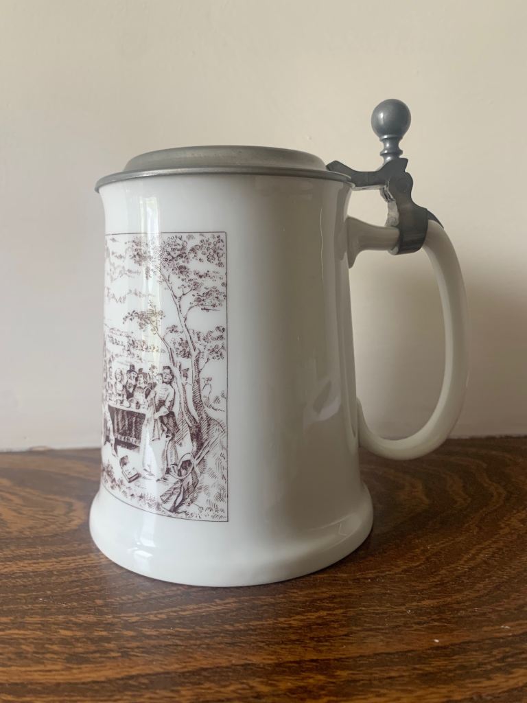 Commemorative German Krombacher beer stein - 