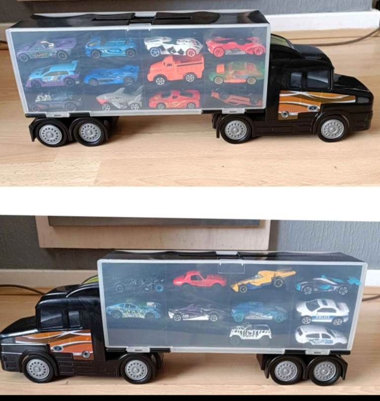 Car transporter including 20 cars 