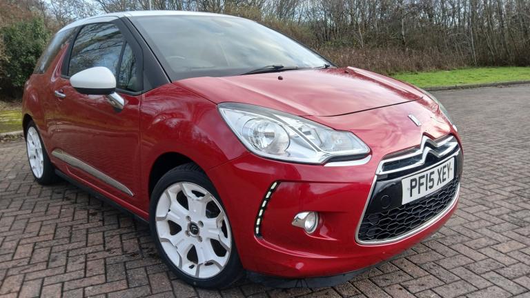 2015 Citroen DS3 1.2 PURETEC 110 D-STYLE ICE 2015 15 REG £20 YEAR ROAD TAX  HATCHBACK Petrol Manual