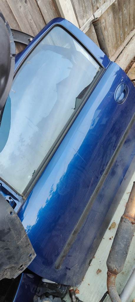 2006 vauxhall Corsa c z21b ultra blue passenger door used 3 door