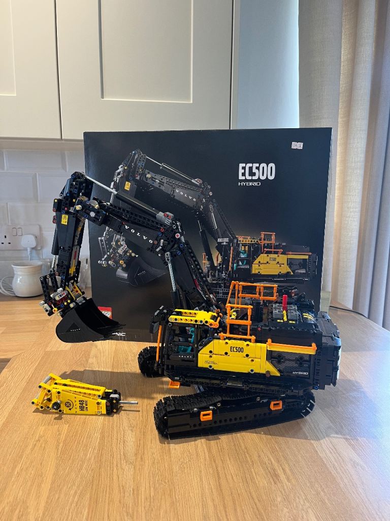 LEGO Technic Volvo EC500 Hybrid Excavator Building Set 42215, 2359 Pieces