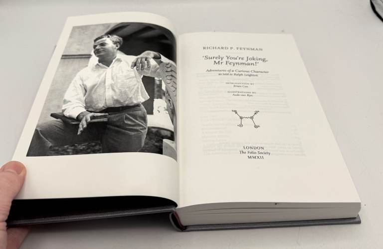  Surely You're Joking Mr Feynman by Richard Feynman The Folio Society 2012 VGC!