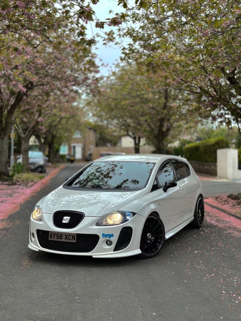 2008 SEAT LEON CUPRA K1 WHITE STAGE 2 R TECH 380BHP 2.0 MK2 S3 GOLF R RS3
