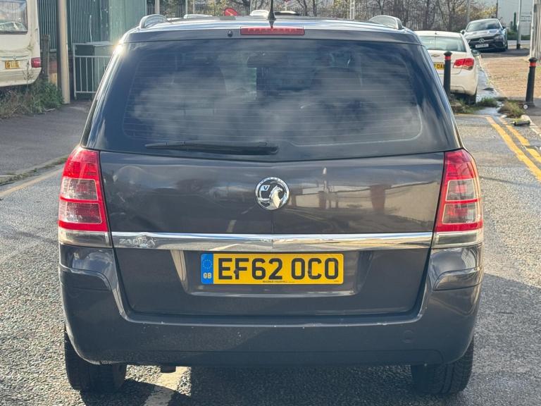 2012 Vauxhall Zafira 1.6 16V Exclusiv Euro 5 5dr MPV Petrol Manual