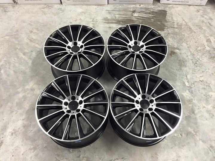 18 19 20" Inch Mercedes Twist style wheels A C E S CLASS W204 W205 W212 W213 5X112 W221 W222