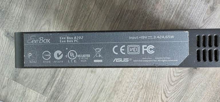 ASUS Eee Box B202 Mini PC - Good Condition, with Power Supply