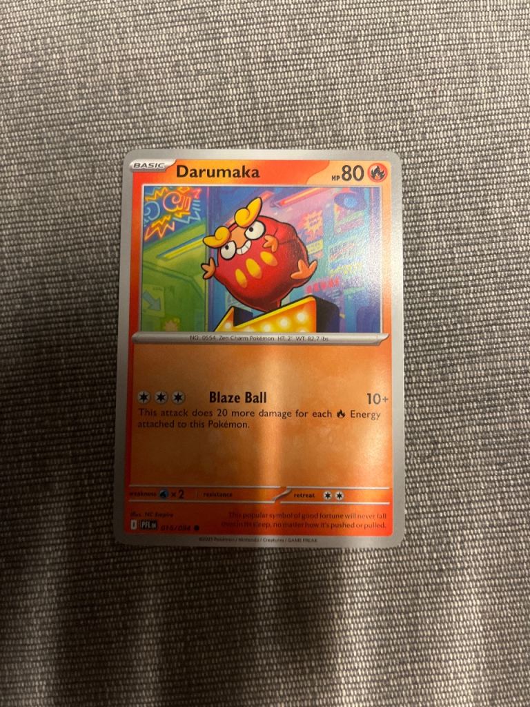 Darumaka 015/094 Pokemon Cards