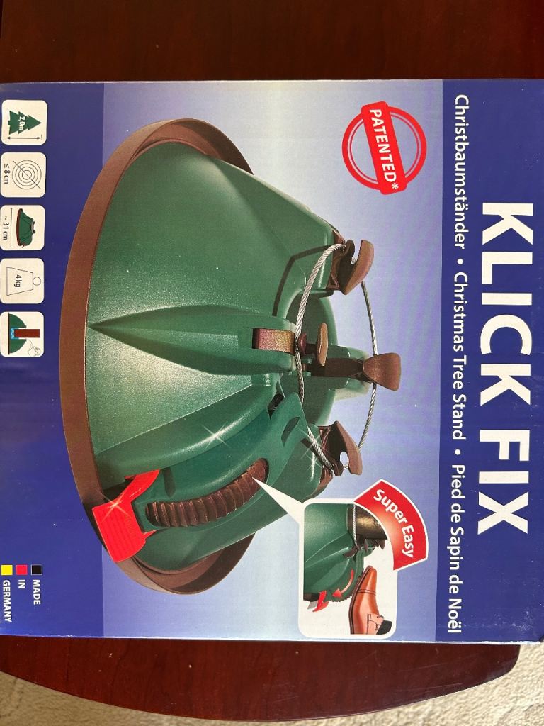 Klick Fix Christmas Tree Stand.