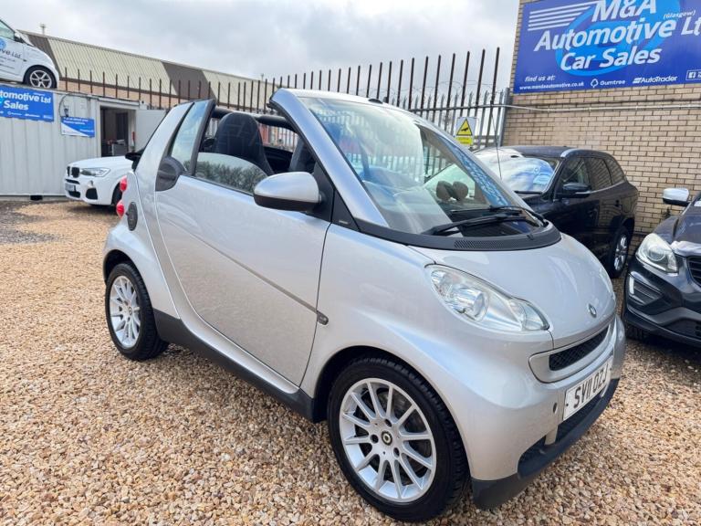 2011 smart fortwo 1.0 MHD Passion Cabriolet SoftTouch Euro 5 (s/s) 2dr CONVERTIBLE Petrol Automatic