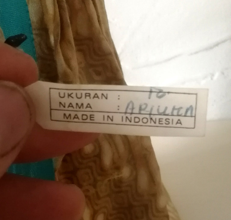 Rod Puppet Ukuran Name Arjuna Sequin Detail With Stand Made In Indonesia