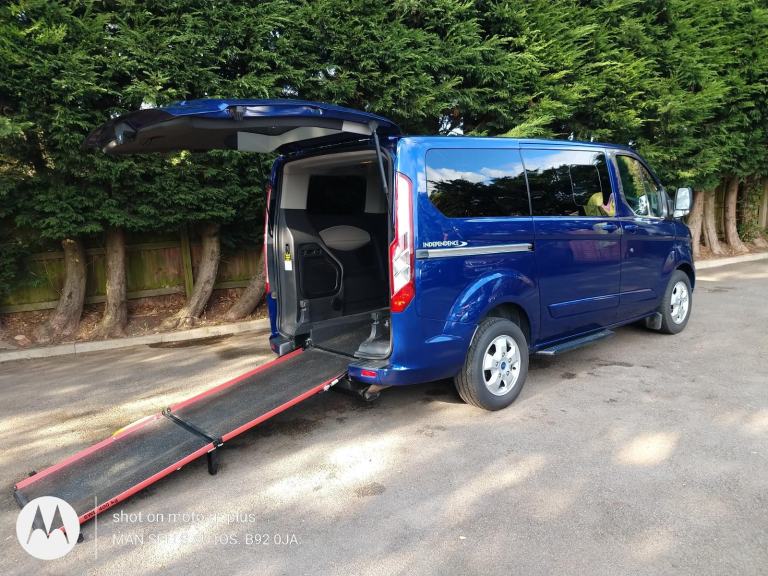 2018 Ford Tourneo Custom 2.0 310 EcoBlue Titanium Minibus Wheelchair Accessible.