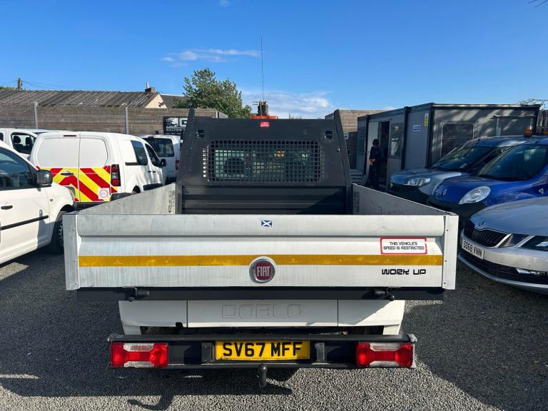 2018 Fiat Doblo 1.6 Multijet 16V Work Up Dropside Start Stop CHASSIS CAB Diesel Manual