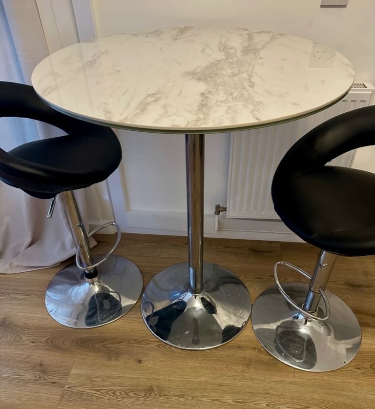 Marble like Bar Table