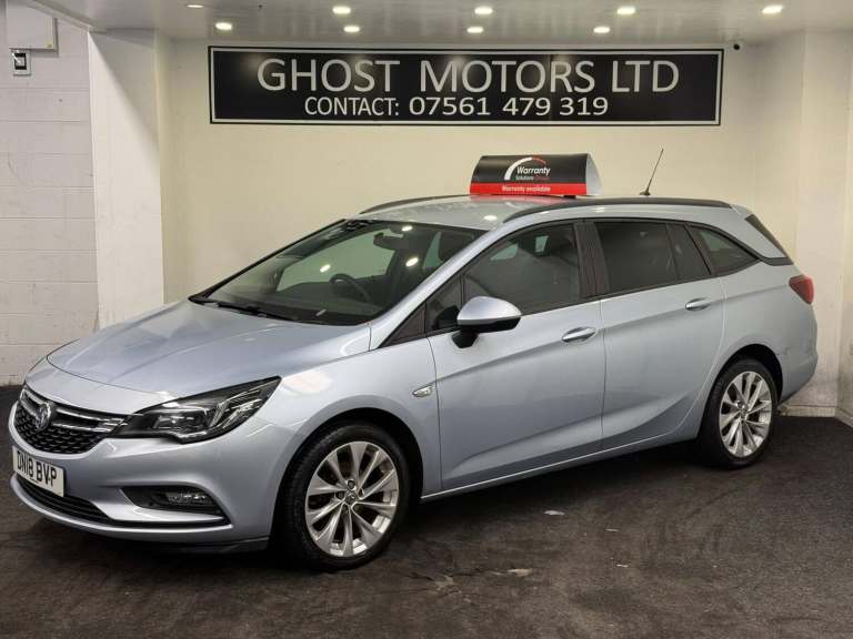 2018 Vauxhall Astra 1.4i 16V Design 5dr ESTATE PETROL Manual