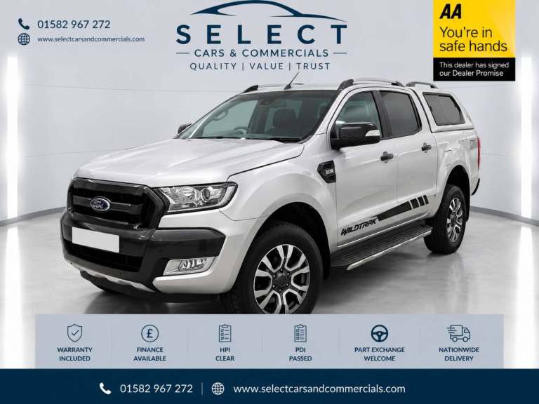 2019 Ford Ranger Pick Up Double Cab Wildtrak 3.2 TDCi 200 Auto PICK UP DIESEL Automatic