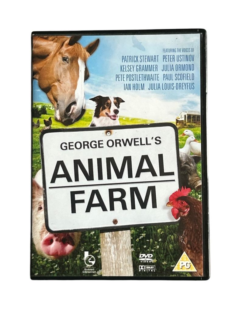George Orwells Animal Farm DVD Film Kelsey Grammer Pete Postlethwaite Peter Ustinov PG 2008