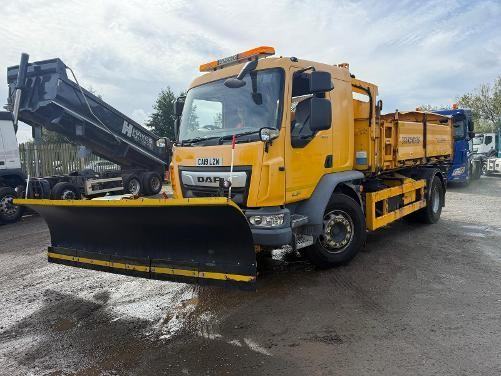 2019 DAF TRUCKS LF 260 18 TONNE TIPPING ECON GRITTER / SNOWPLOW 