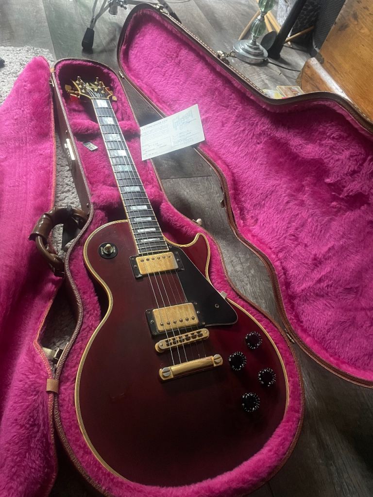 1990 Gibson les paul custom yam import Usa electric guitar
