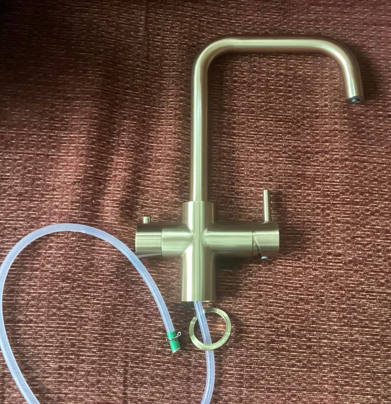 Brushed Gold - Kitchen Hot Water Tap (Great Quality)